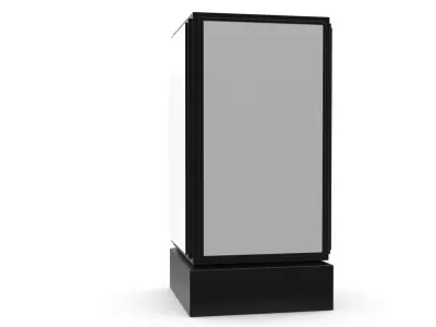 Advertising stand display Billboard 15 Low-poly 3D model