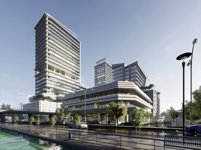 Artanis Buildings Exterior Design 3D model