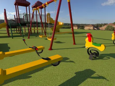 playground 3D model