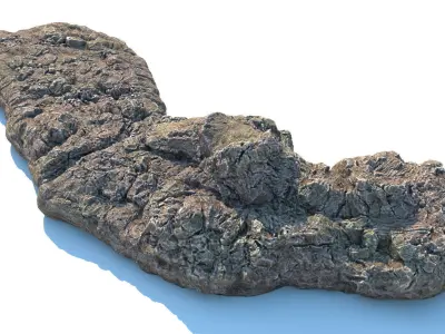 Rock V-ray Realistic 3D model