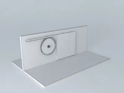 sliding door Free 3D model