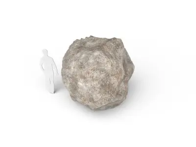 Rock M08A Low-poly 3D model