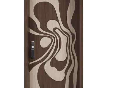 Entrance door set254 3D model