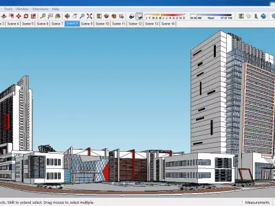Sketchup Shopping Center A7 3D model
