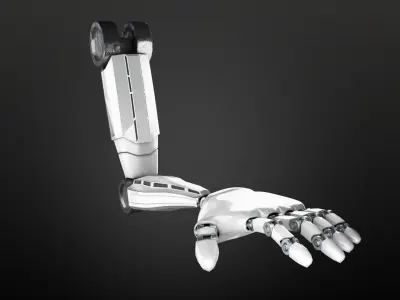 Robot hand 3D model