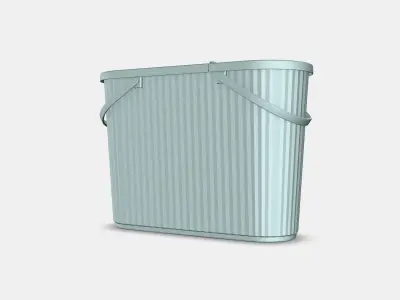 DAMMANG Bin with lid Low-poly 3D model