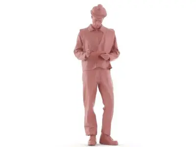 Eric posed 1 3D model