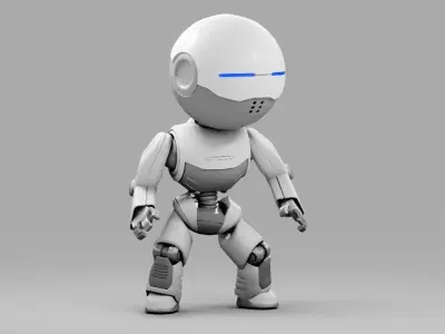 Nino Droid rigged character 3D model