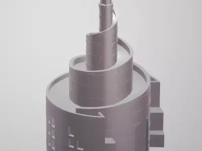 Fanar building  3D model