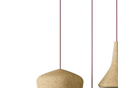Seletti cork lamps 3D model