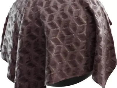Embossed Velvet Hexagon Texture