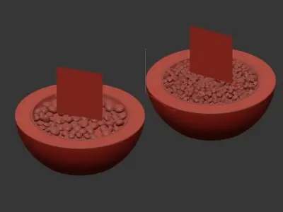 Fire Pit Concrete Free 3D model