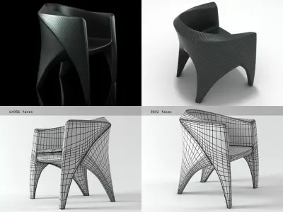 Phoenix Armchair 3D model