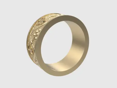 Charming Filigree Band Ring JDBCo 3D print model purchase