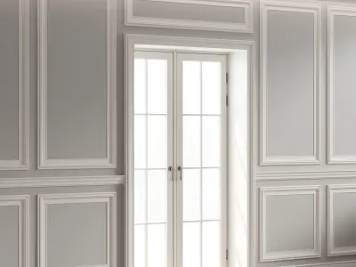 Classic door 4 3D model