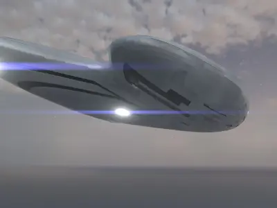 Asimetric Spaceship 3D model