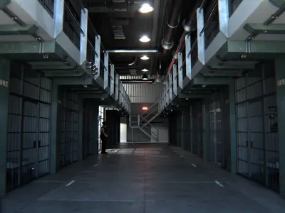 Prison cells 3D model