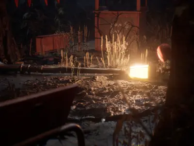 Creepy Circus 55 Assets Low-poly 3D model