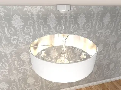 Laura Ashley Sorrento Pendant 5 Arm 3D model