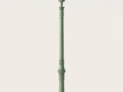 vienna public street lamp 3D model