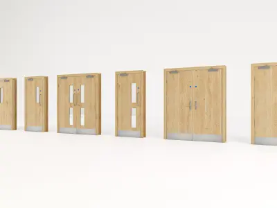 Office Doors 3D model