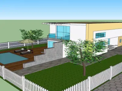 3D House project 3D model