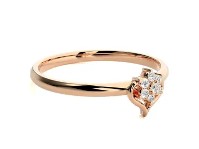 Women ring 3D print model 73