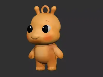 Alien Pendant STL 3D print model