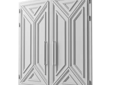 Gate black loft 07 3D model