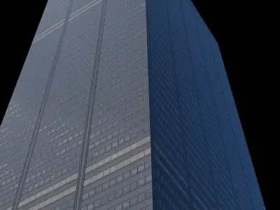 One Liberty Plaza - NYC Low-poly 3D model