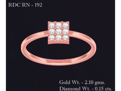 Women Ring 3D print model 39
