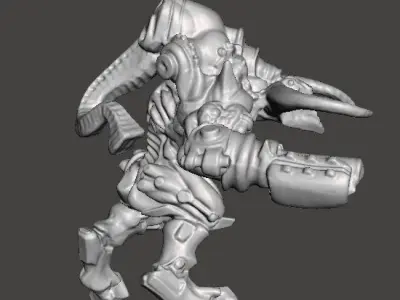 DOOM 3 CYBERDEMON MINIATURE FIGURE MODEL SCIFI GAMES RPG 3D print model