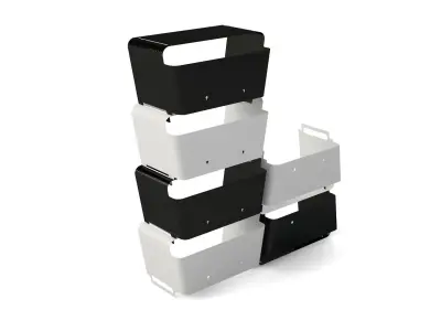 Vasu Container Shelf Low-poly 3D model