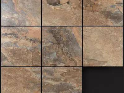 Yurtbay Seramik Key Stone Brown 330x330 3D model