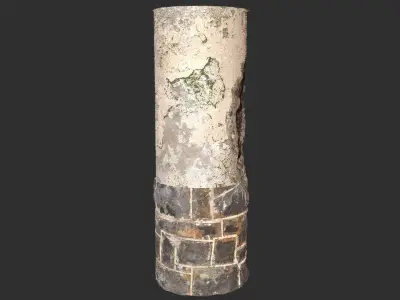 Old damaged Pillar Pbr 4k Texture Texture