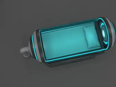 Sci Fi Bed 3D model get
