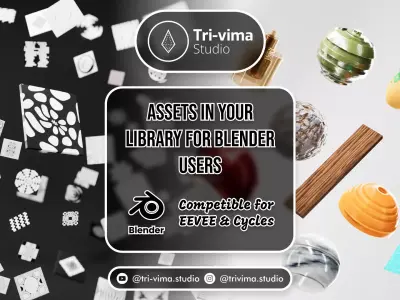 Assets in Your Library for Blender Users 3D model