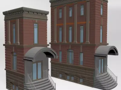 Modular Buildings 01 3D model