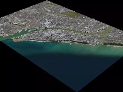 Niigata - Japan 3D model