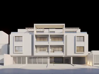 Apartments Building 3D model