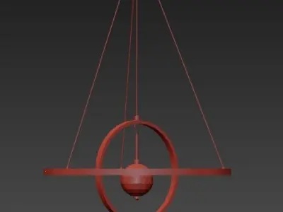 scandinavian lamps 3D model
