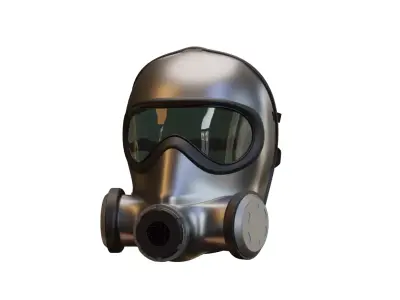 Tactical Gas Mask 3D model
