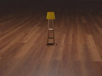 Yellow Lamp 3D model