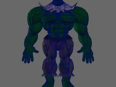 Incredible Hulk Toon 3D model
