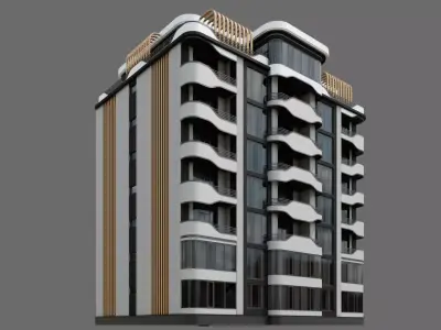 Residental Building ID014 3D model