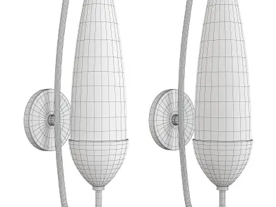 Amee Sconce Low-poly 3D model