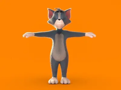 Tom Free Rigged  Free High-poly 3D model  Texture