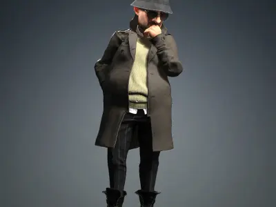 Mr D Rigged 3D Model 3D model