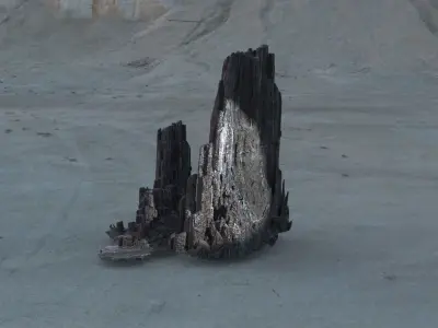 Irish folklore beach rock 2 design 3D model