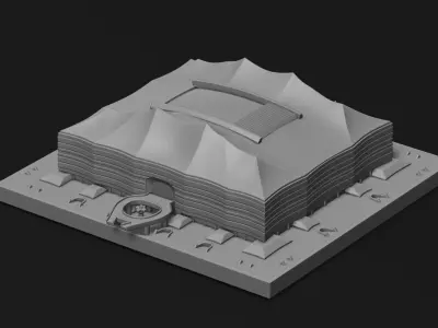 Al Bayt stadium 3d print 3D print model